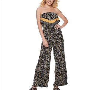 Mudd Large strapless jumpsuit